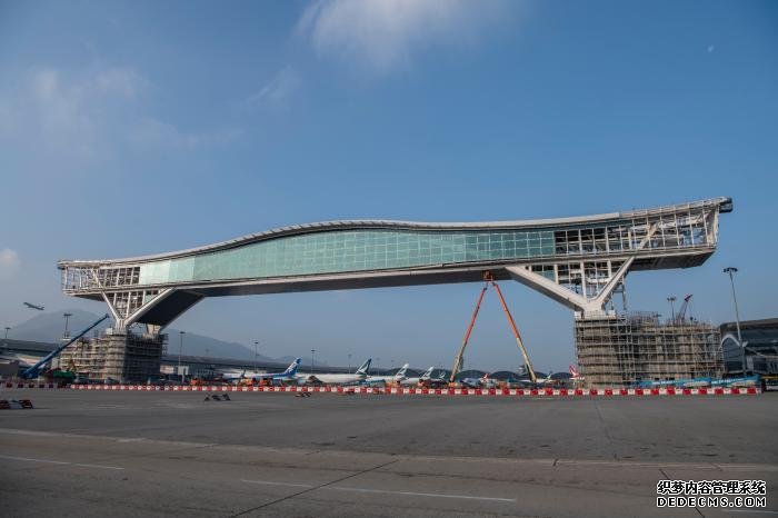 香港国际机场“天际走廊”。图片来源：香港机场管理局网站
